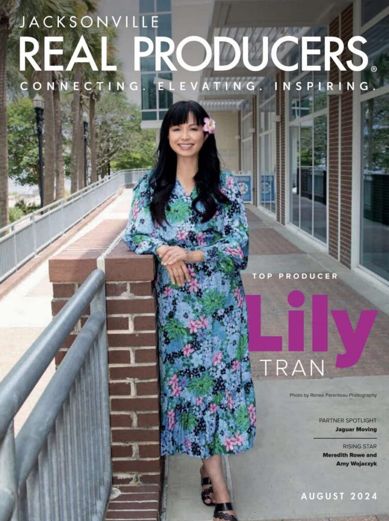 Jacksonville Real Producers cover, August 2024 — Lily Tran
